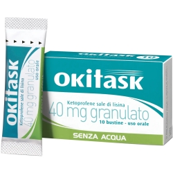Okitask 40 mg granulato - analgesico 10 bustine uso orale