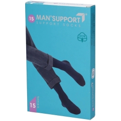 Gloria Med Man'Support 15 Cotton - Gambaletto (15-18 mmHg) - Taglia 4 Blu