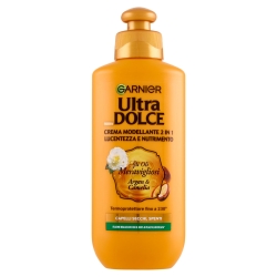 ULTRA DOLCE Crema Modellante 2 In 1 Gli Oli Meravigliosi di Argan e Camelia per Capelli Secchi e Spenti 200 ml