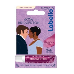 LABELLO Bridgerton Blackberry Shine - Balsamo Labbra Idratante Protettivo agli Oli Naturali 5,5 ml