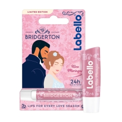 LABELLO Bridgerton Rose Meringue - Balsamo Labbra Idratante 24h con Oli Naturali 5,5 ml