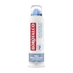 BOROTALCO Deodorante Invisibile - Talco effetto Barriera anti-macchia Spray 150 ml