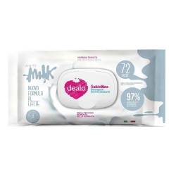 Dealo White Milk - 72 Salviettine Igienizzanti XL