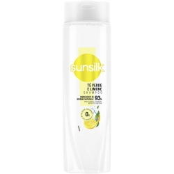 SUNSILK Tè Verde e Limone - Shampoo Purificante Detox per Capelli Grassi con 250 ml