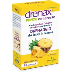 Drenax Forte Ananas 60 Compresse - Integratore per il drenaggio dei liquidi in eccesso