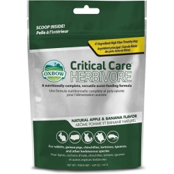 Critical Care Herbivore Apple - Alimento completo per erbivori in convalescenza 141 gr