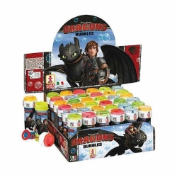 Dragons Bubbles - Bolle di Sapone 36 Flaconi (Confezione Danneggiata)