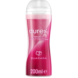 Durex Massage 2 In 1 - Gel Massaggio Corpo E Lubrificante Con Guaranà 200 ml