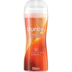 Durex Massage 2 In 1 Sensuale - Gel Massaggio Corpo E Lubrificante Con Ylang Ylang 200 ml