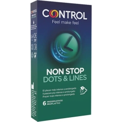 Control Non Stop Xtra Lines  - 6 Preservativi