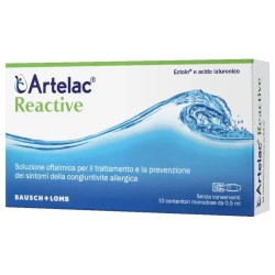 artelac reactive 10 flaconi monodose - soluzione oftalmica per la congiuntivite