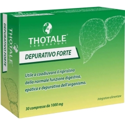 Thotale Thotale Depurativo forte 30 compresse - integratore per la funzione epatica