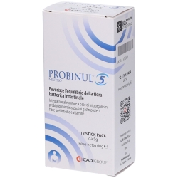 Probinul 5 Neutro integratore di fermenti lattici vivi - 12 bustine