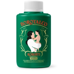 BOROTALCO Polvere con talco vegetale rinfrescante e assorbente 70 gr in barattolo
