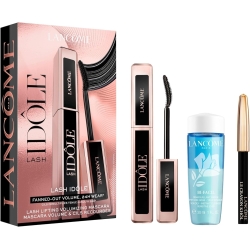 Lancome Lash Idole - Mascara N. 01 Glossy Black + Crayon Khol N. 01 Noir + Struccante Occhi Bi-Facil