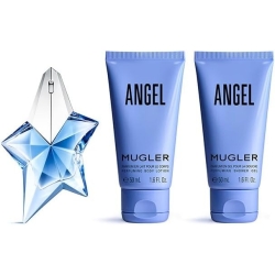 Mugler Cofanetto Angel - Eau De Parfum 25 ml + Lozione Corpo 50 ml + Gel Doccia 50 ml