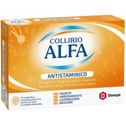 collirio Alfa - antistaminico 10 fiale monodose