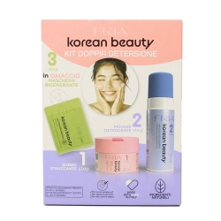 Cofanetto Korean Beauty Detersione Burro Struccante più Mousse più Maschera Drenante (Confezione Danneggiata)