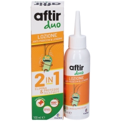 aftir duo - lozione antipidocchi 2 in 1 elimina e protegge con pettinino 100 ml (Confezione Danneggiata)