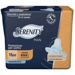 Man Extra, 15 Assorbenti per le perdite Urinarie Maschili