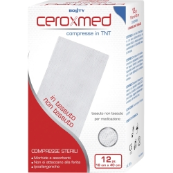 CEROXMED Compresse Garza Idrofila TNT 18x40 Cm 12 Pezzi
