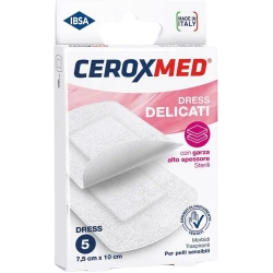 Ceroxmed Cerotti Dress Delicati - 5 Cerotti Per Pelli Sensibili 7,5 cm x 10 cm