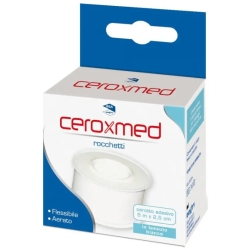 Ceroxmed Cerotto A Rocchetto Bianco 500 x 2,5 cm