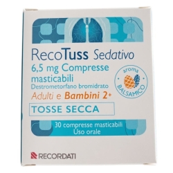 Recotuss Sedativo - Farmaco Per La Tosse 30 Compresse Masticabili