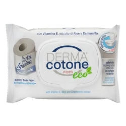 Dermacotone Eco - Carta Igienica Umidificata Rinfrescante 20 salviette