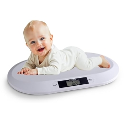 Bilancia Digitale Pesa Bambini -Funzione Tara e Blocco Peso, Display LCD, Portata 20 kg