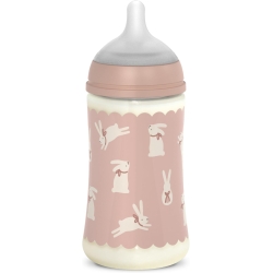 Suavinex wonderland - biberon a flusso lento Coniglio Rosa 270 ml