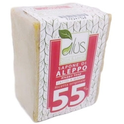Alcea alus olive & laurel sapone di aleppo fatto a mano 55% 200 gr