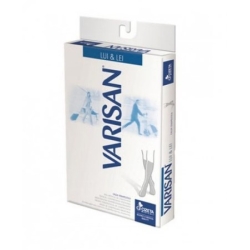 Varisan Lui&Lei - Gambaletto Preventivo Compressione II 15-20 mmHg Con Cotone Nero Taglia 4