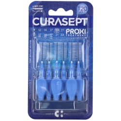 Curasept Proxi T20 Soft Blue - 6 Scovolini Interdentali Blu ISO 6 2,0 mm per Spazi Stretti