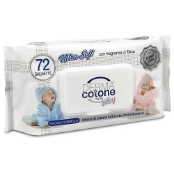 Dermacotone Baby Talco - 72 Salviette