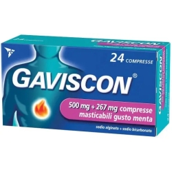 Gaviscon 24 compresse masticabili gusto menta
