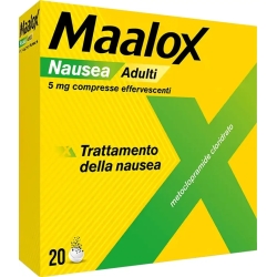 Maalox Nausea 20 compresse effervescenti - Previene la Sensazione di Nausea