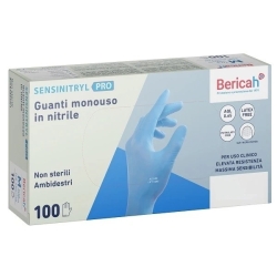 Sensinitryl Pro - 100 Guanti Monouso in Nitrile Senza Polvere e Lattice Ambidestri Taglia XL