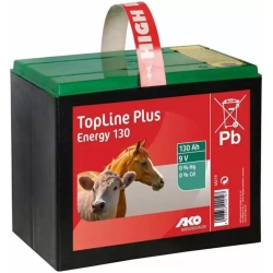 Topline Energy - Batteria a Secco per Recinti Elettrici 130 Ah 9 V 190 x 130 x 160 mm