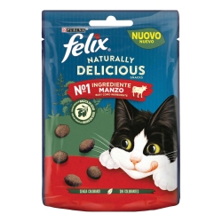 PURINA Felix Delicious Manzo - Snack per gatti 50 gr