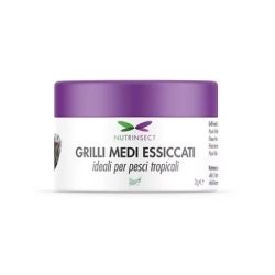 Grilli Medi Essiccati Per Pesci Tropicali 3 gr
