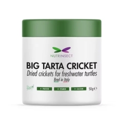 Baby Tarta Cricket Grilli Essiccati - Mangime per tartarughe d'acqua dolce 50 gr