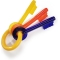 Puppy Teething Keys - Chiavi Masticabili per Cuccioli per la Dentizione Gusto Bacon Small