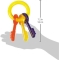 Puppy Teething Keys - Chiavi Masticabili per Cuccioli per la Dentizione Gusto Bacon Small