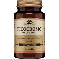 Picocromo Solgar 90 tavolette - Integratore per La Glicemia