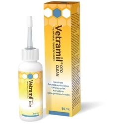 Vetramil Oto Clean 50 Ml - Detergente Auricolare Per Animali