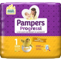 PAMPERS Progressi Pannolini Newborn  2-5 kg 28 pezzi