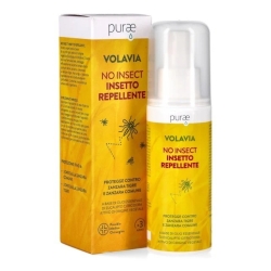 Purae Volavia - No Insecto Insetto Repellente Spray Anti Zanzare Dai 3 Anni, 100 Ml