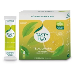 Neavita Tasty H2O Tè Al Limone 12 Stick Pack Da 2,5 gr - Integratore per l'equilibrio elettrolitico e la stanchezza