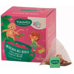 Neavita Kids Merenda Nel Bosco - infuso con lamponi e mirtilli al gusto di ciliegia 10 filtri